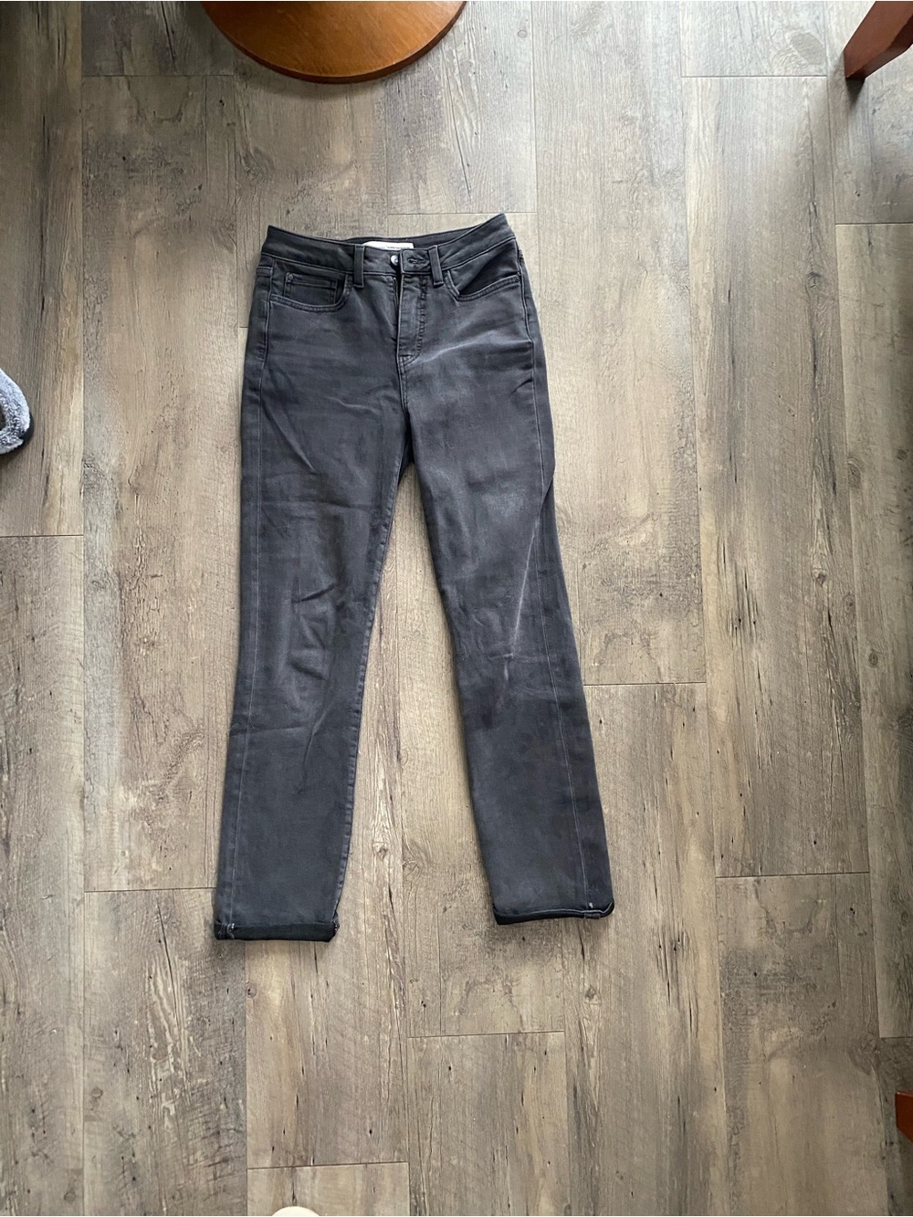 Denver Hayes Straight Leg Black Jeans